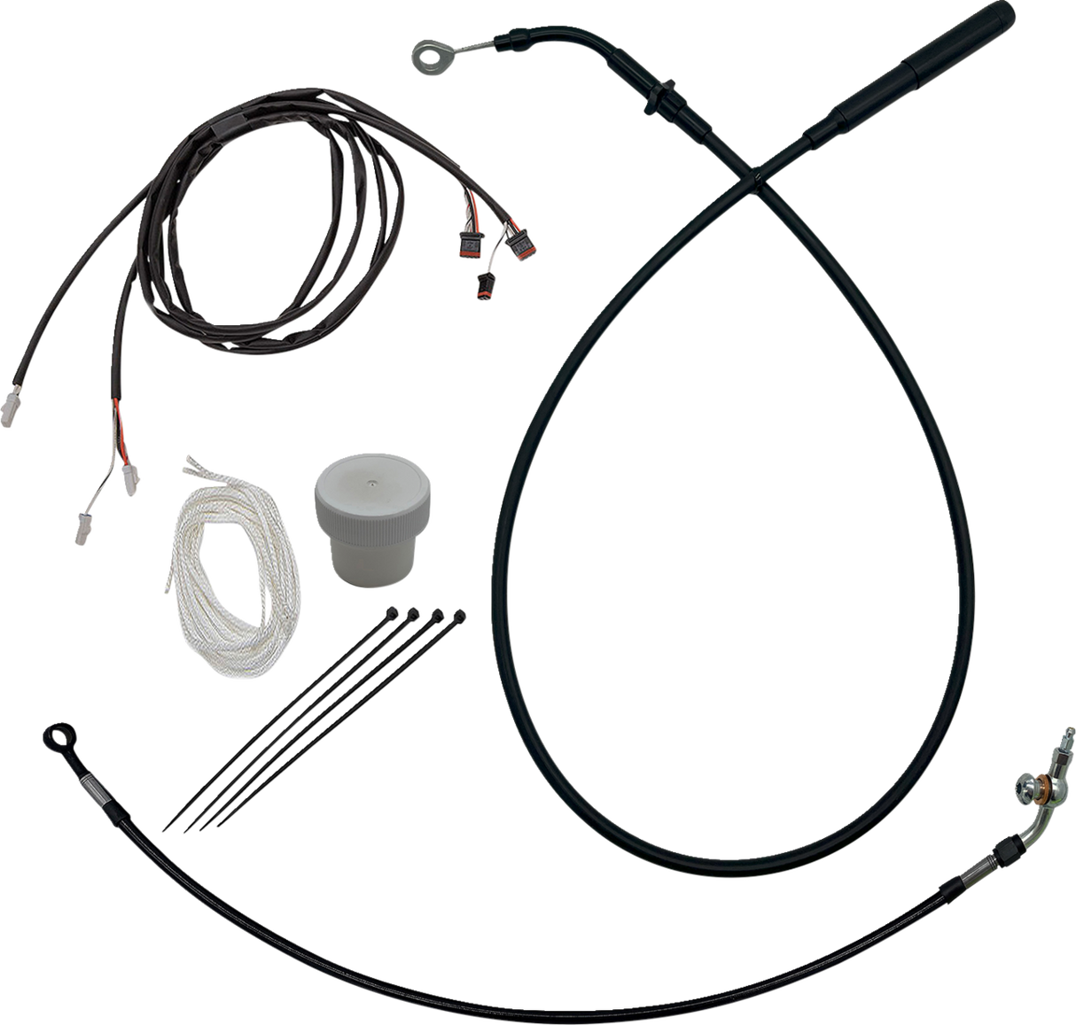 FAT BAGGERS INC. EZ Install Kit - +6" - '21-'23 FLTR - Black 119916-B