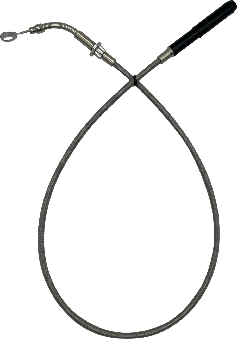 FAT BAGGERS INC. EZ Install Upper Clutch Cable - FLTR/FLHX '21-'23 - +4" - Braided 118004