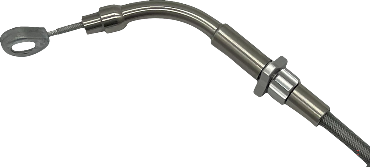 FAT BAGGERS INC. EZ Install Upper Clutch Cable - FLTR/FLHX '21-'23 - +8" - Braided 118008