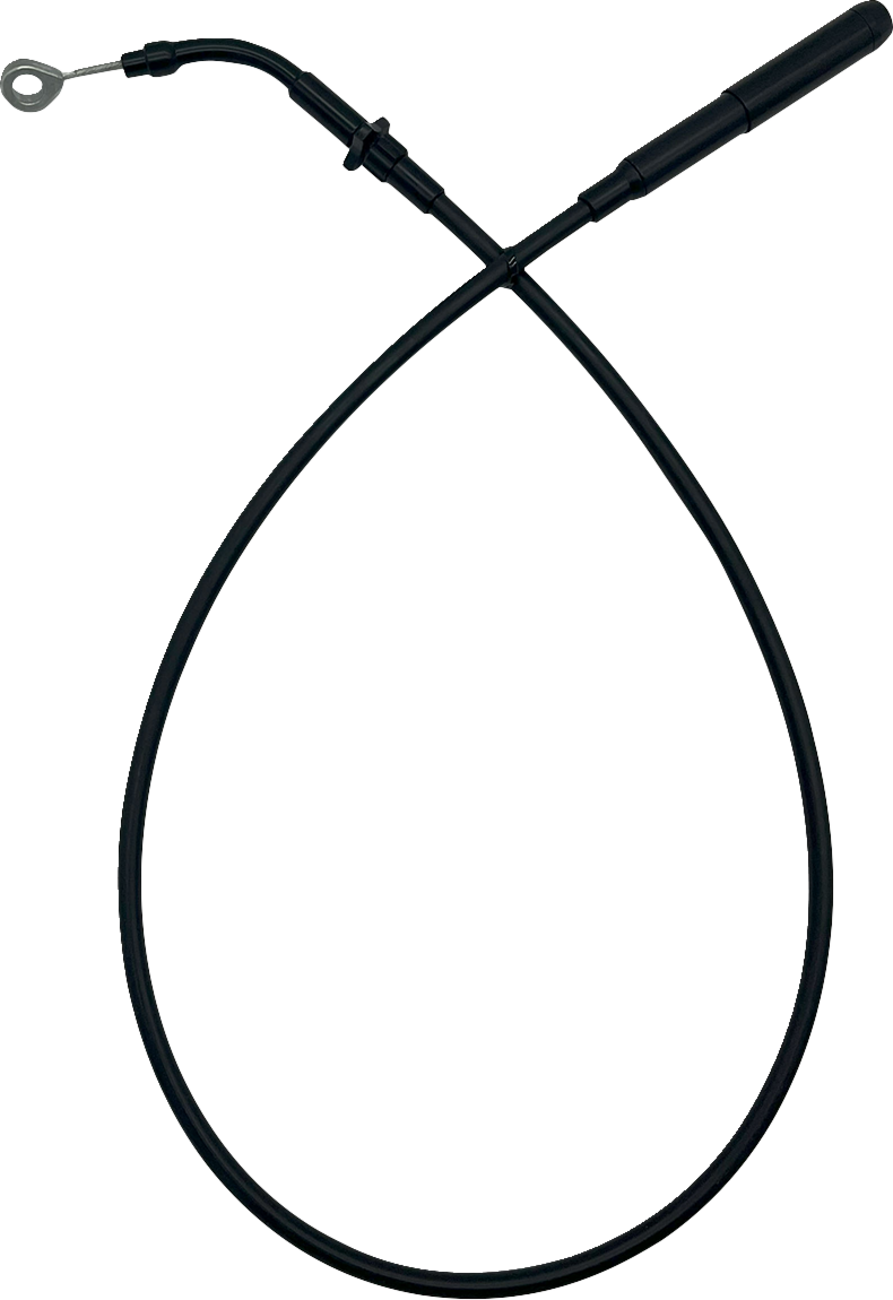 FAT BAGGERS INC. EZ Install Upper Clutch Cable - FLTR/FLHX '21-'23 - +2" - Black 118002-B