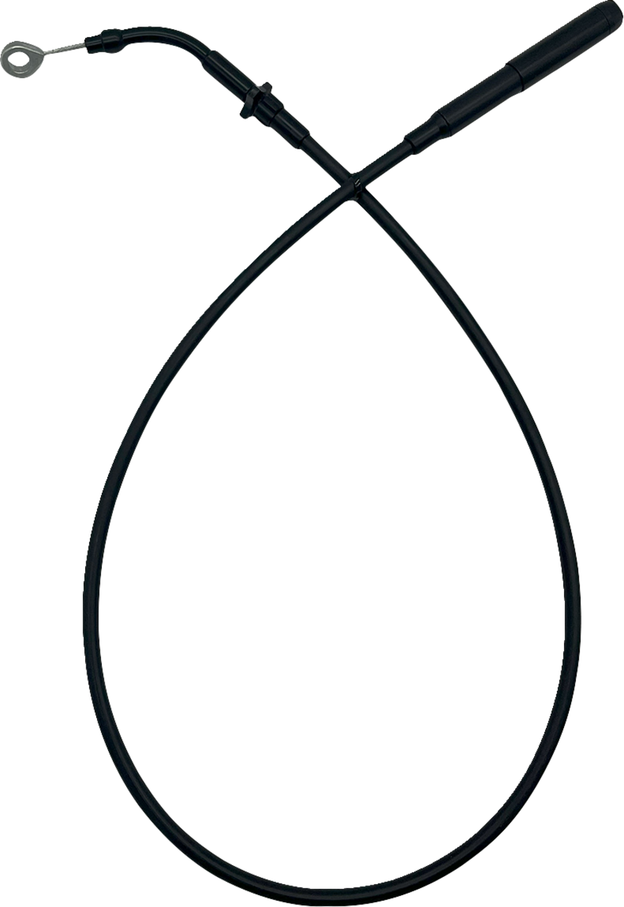 FAT BAGGERS INC. EZ Install Upper Clutch Cable - FLTR/FLHX '21-'23 - +8" - Black 118008-B