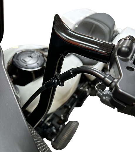 FAT BAGGERS INC. EZ Install Upper Clutch Cable - FLTR/FLHX '21-'23 - +4" - Black 118004-B
