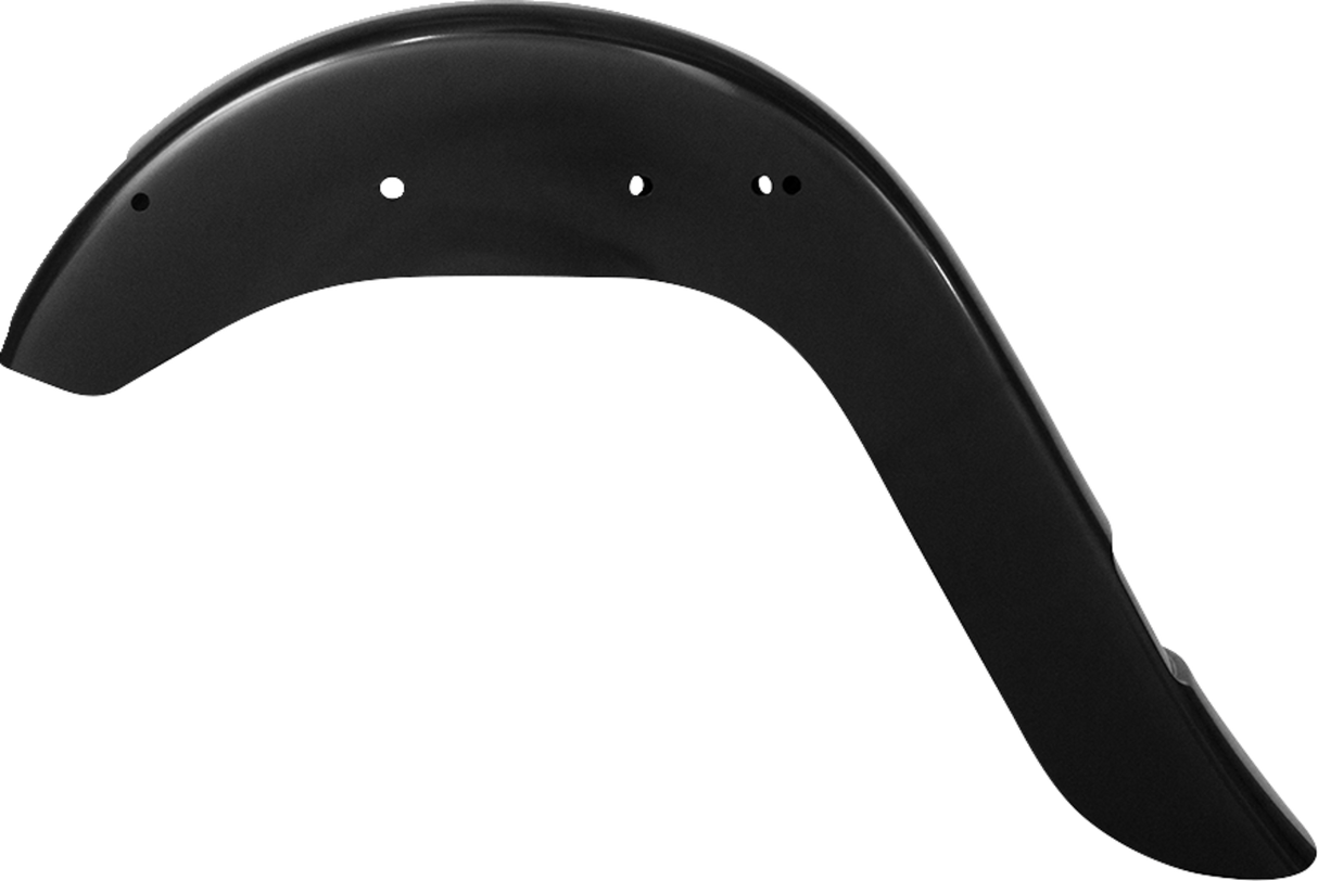 KLOCK WERKS Rear Fender - Vicla Frenched - 9" Extended Rear - Black KWF-02-0311