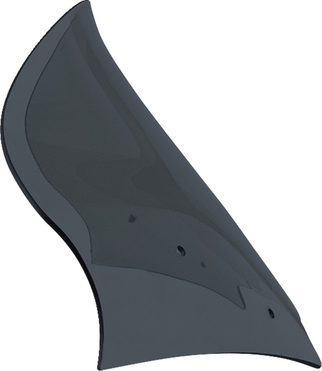 KLOCK WERKS Flare* Windshield - 13-1/2" - Dark Smoke - FLTR KWW-01-0704-DS