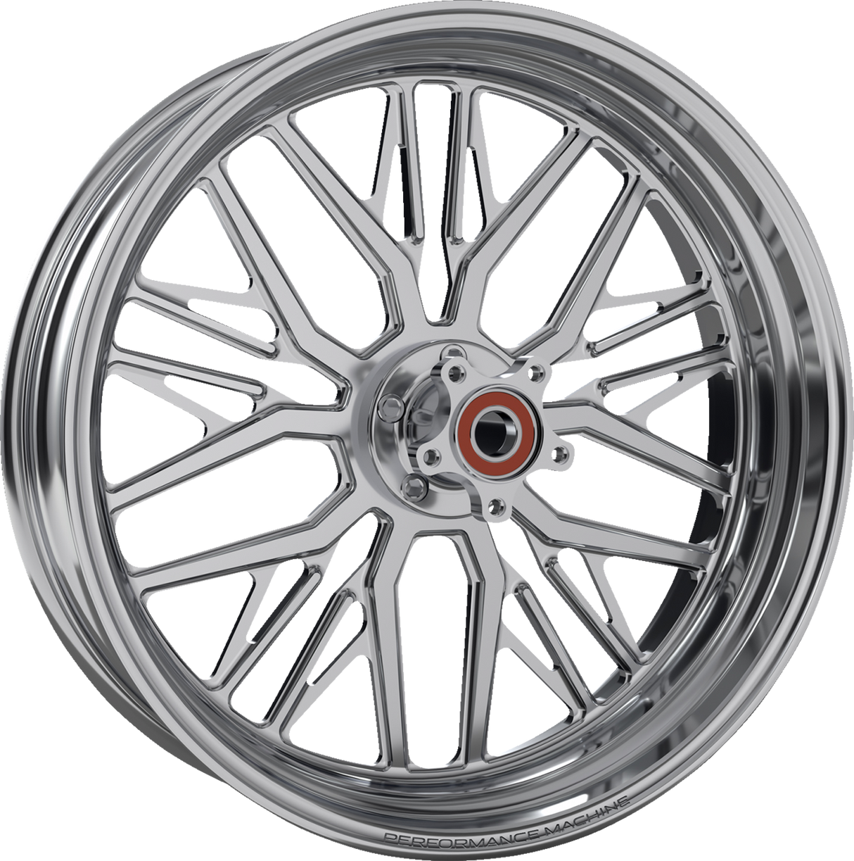 PERFORMANCE MACHINE (PM) Wheel - Phatour - Front - Dual Disc/without ABS - Black/Contrast Cut Platinum - 18x5.5 1202-7814R-NVSAP-BMP