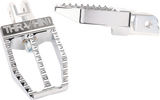 THRASHIN SUPPLY CO. Militant Footpegs - Front - Chrome TSC-2019-3-SF
