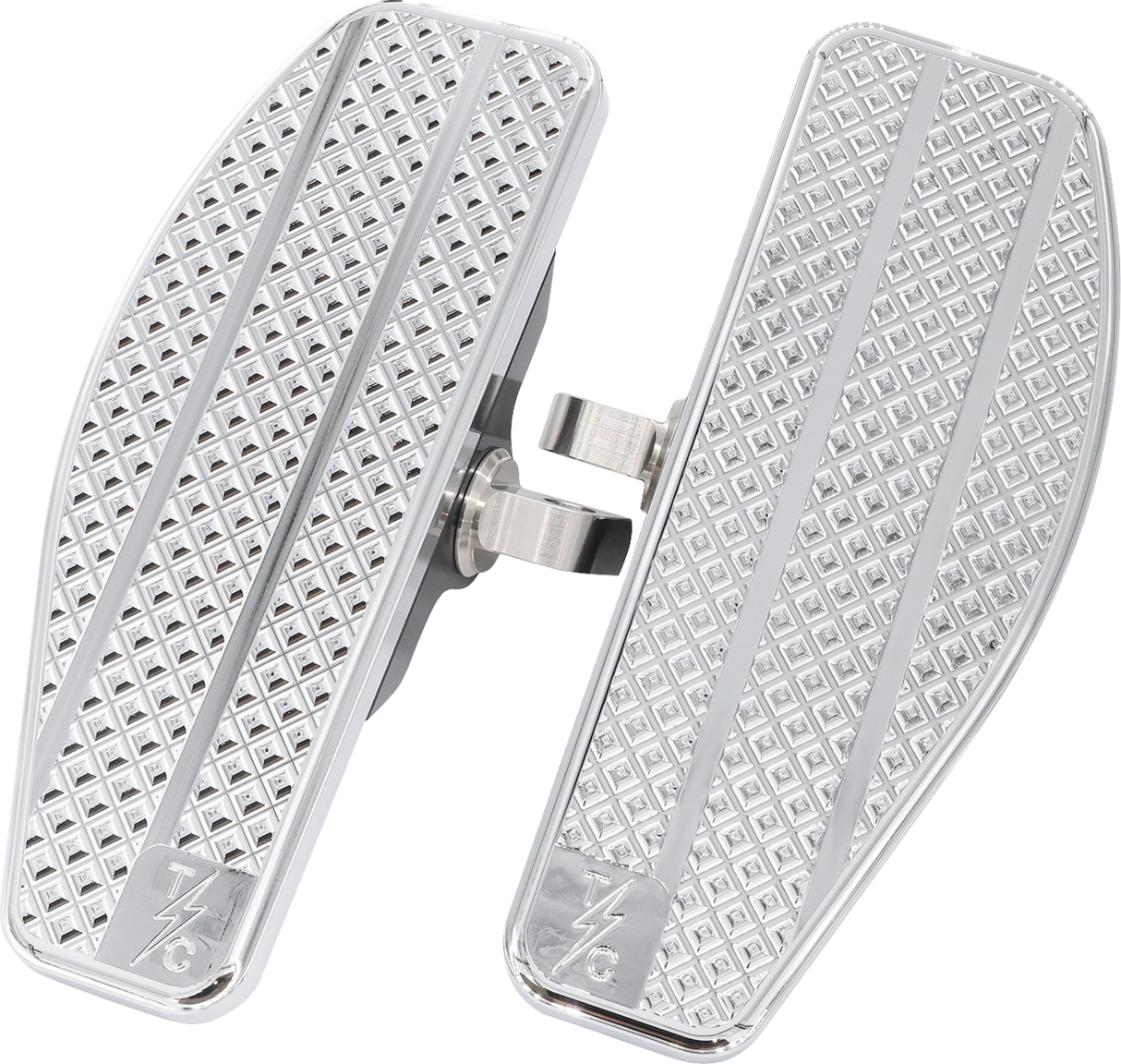 THRASHIN SUPPLY CO. Mini Floorboards - Chrome TSC-2025-3