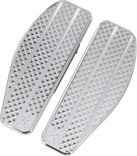 THRASHIN SUPPLY CO. Mini Floorboards - Passenger - Chrome TSC-2205-3