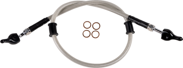 MOOSE RACING Brake Line - Stainless Steel G06-2-004/P - Cycle City Outdoors
