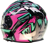 Z1R Warrant Helmet - Neuron - Pink/Teal - 2XL 0101-17216