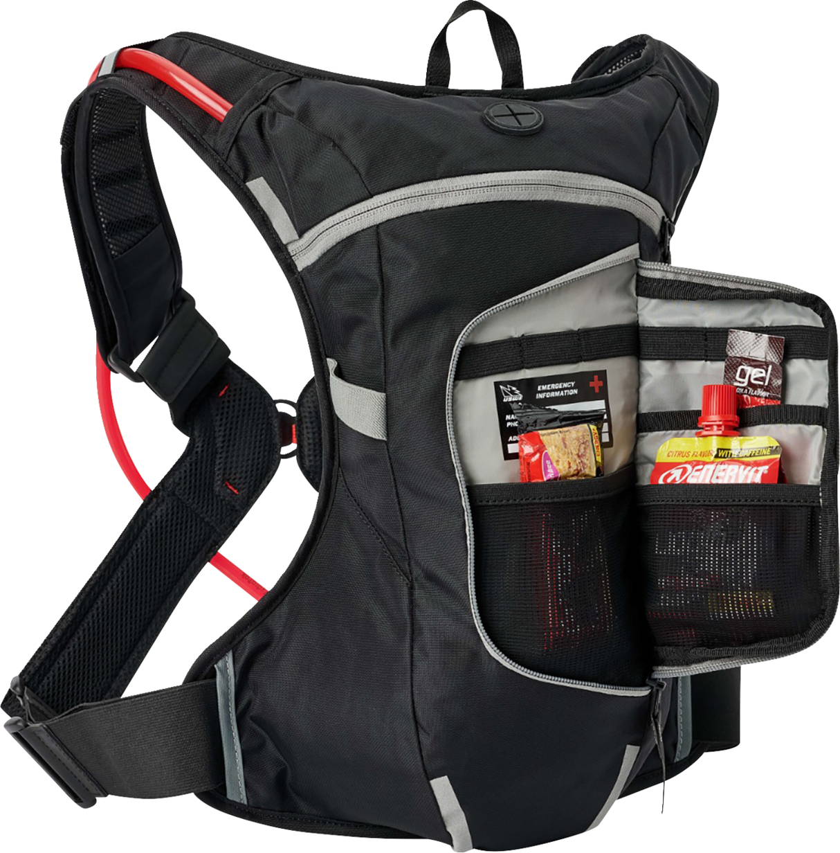 USWE Moto Hydration Pack - 4L - Black/Gray 204059001