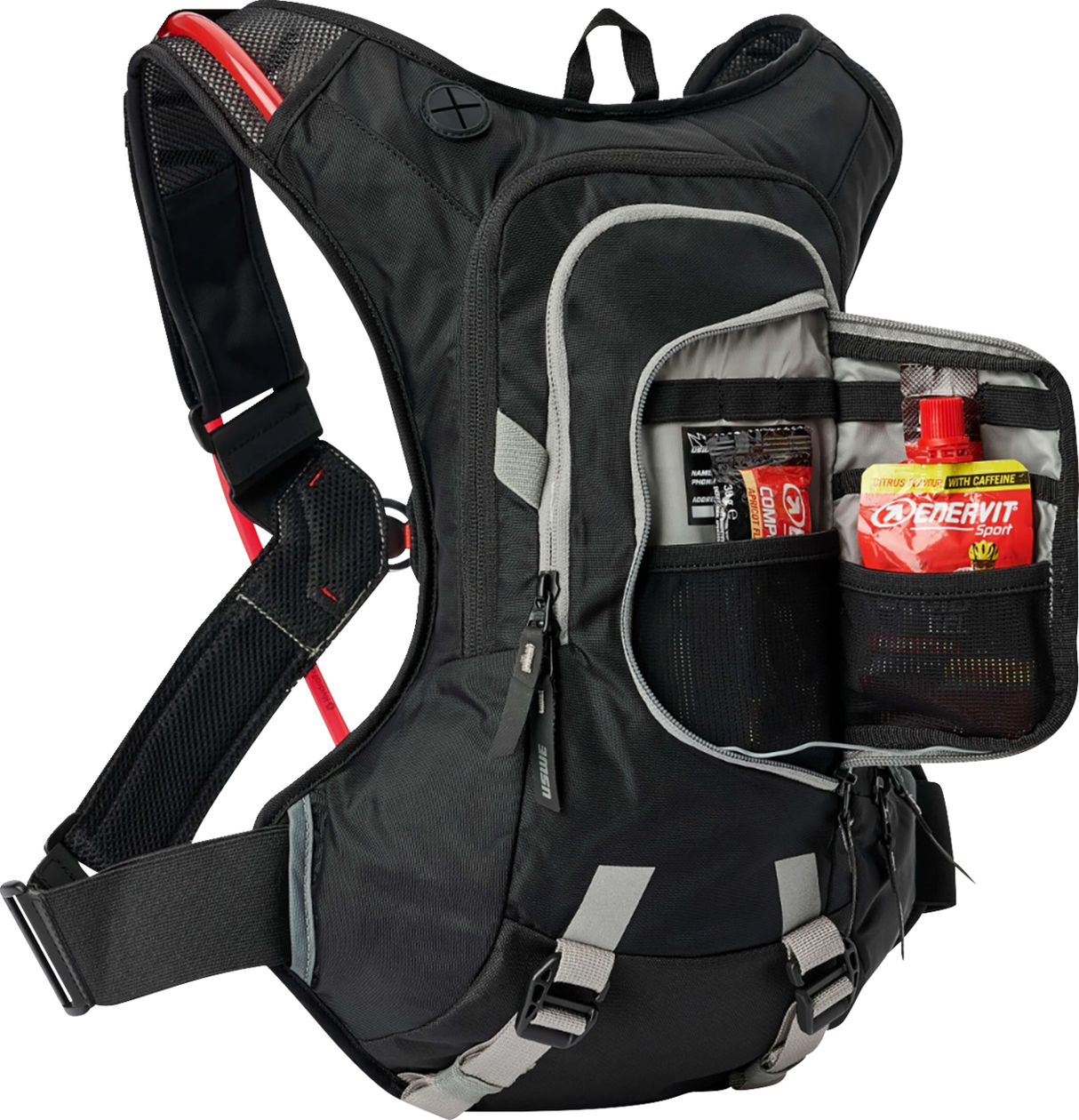 USWE Moto Hydration Pack - 8L - Black/Gray 208059001