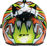 Z1R Warrant Helmet - Neuron - Orange/Green - 2XL 0101-17228
