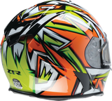 Z1R Warrant Helmet - Neuron - Orange/Green - XS 0101-17223