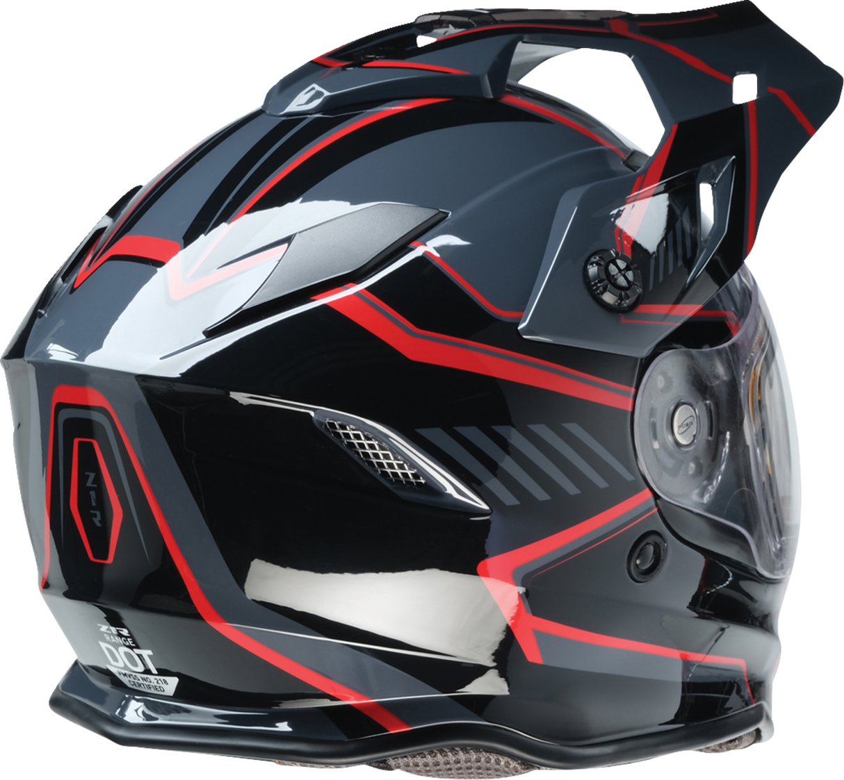 Z1R Range Snow Helmet - Rotor - Black/Red - XS - Part Number 0101-17229