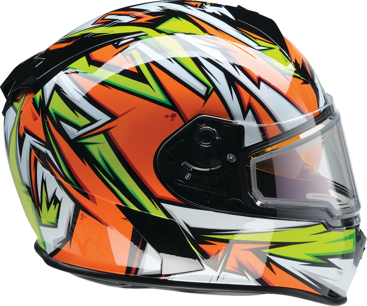 Z1R Warrant Helmet - Neuron - Orange/Green - Small 0101-17224