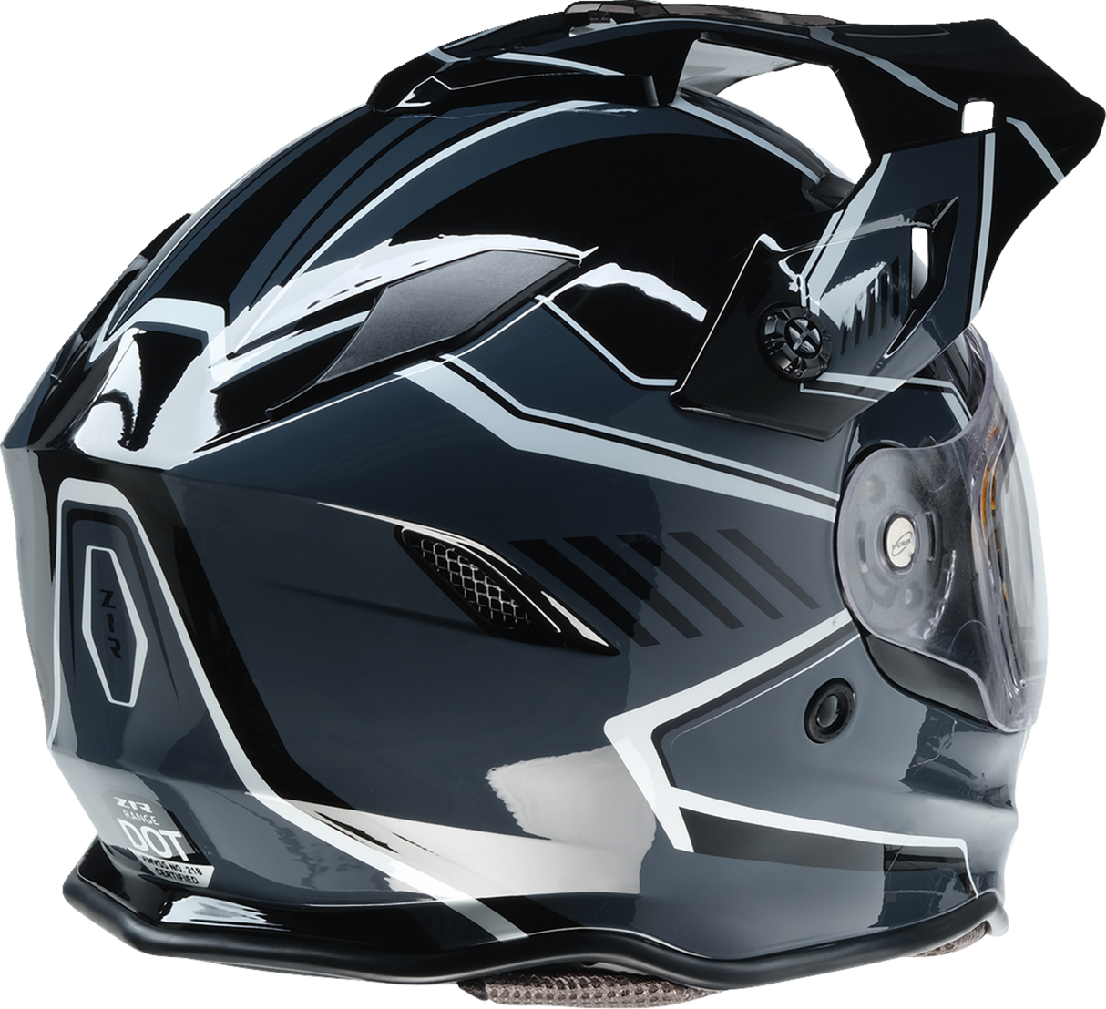 Z1R Range Snow Helmet - Rotor - Black/Gray/White - Medium - Part No. 0101-17249
