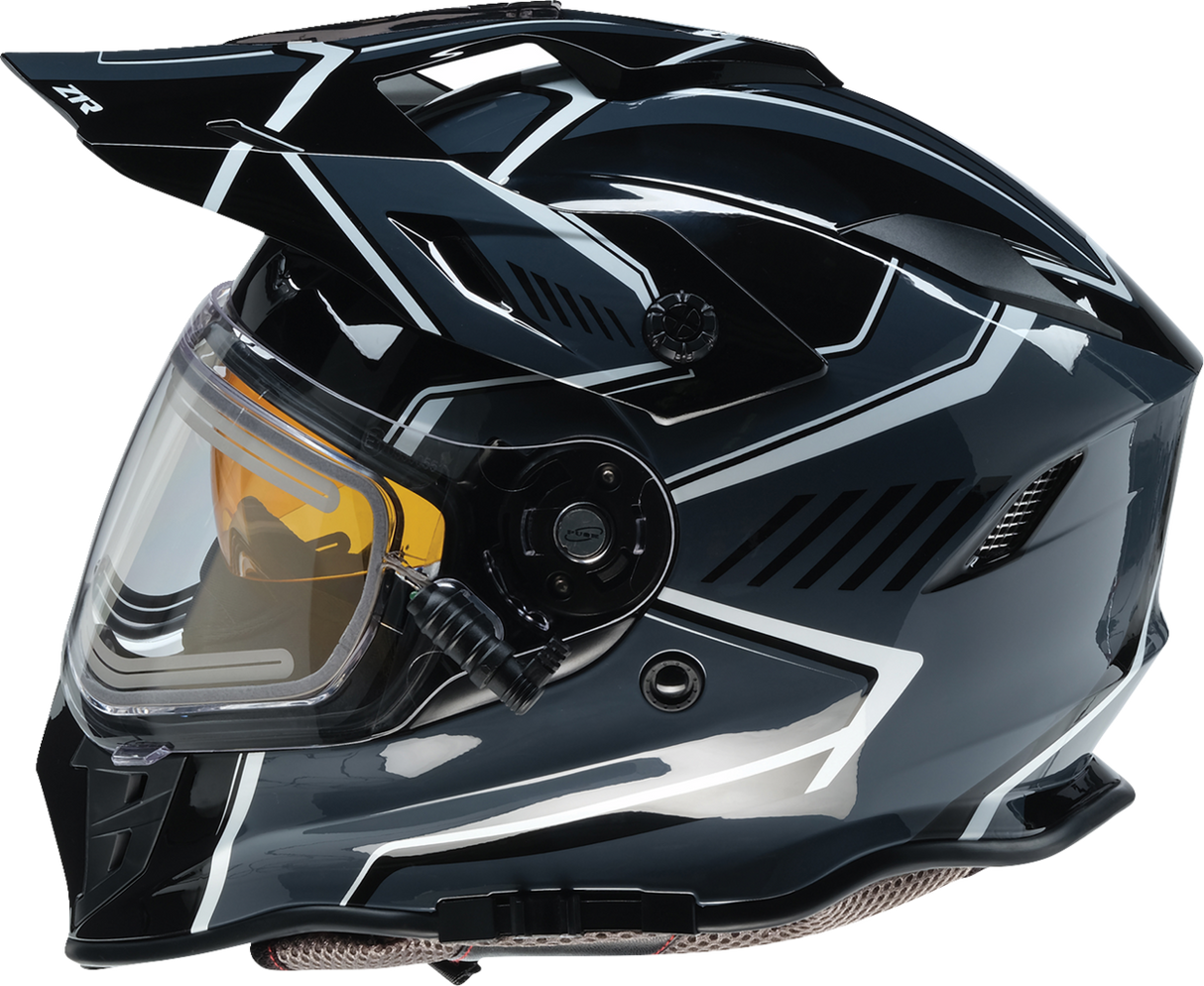 Z1R Range Snow Helmet - Rotor - Black/Gray/White - Large 0101-17250