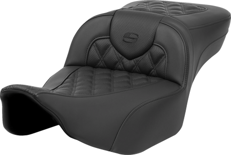 SADDLEMEN Roadsofa* Extended Reach Seat - Lattice Stitch - without Backrest - FL '23-'24 823-07-184