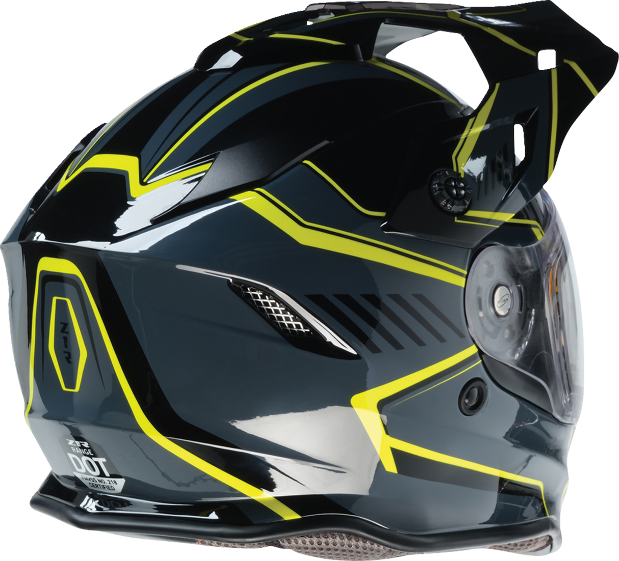 Z1R Range Snow Helmet - Rotor - Black/Hi-Viz - Large 0101-17244