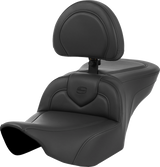 SADDLEMEN Roadsofa* Seat - with Backrest - Black Stitching - FL '23-'24 823-07-187BR