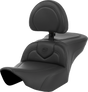 SADDLEMEN Roadsofa* Seat - with Backrest - Black Stitching - FL '23-'24 823-07-187BR
