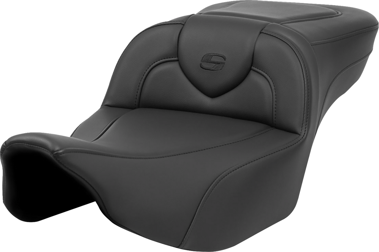 SADDLEMEN Roadsofa* Extended Reach Seat - Black Stitch - without Backrest - FL '23-'24 823-07-188