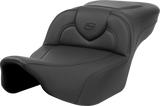 SADDLEMEN Roadsofa* Extended Reach Seat - Black Stitch - without Backrest - FL '23-'24 823-07-188
