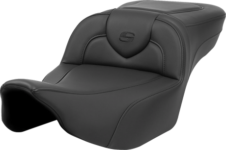SADDLEMEN Roadsofa* Extended Reach Seat - Black Stitch - without Backrest - FL '23-'24 823-07-188