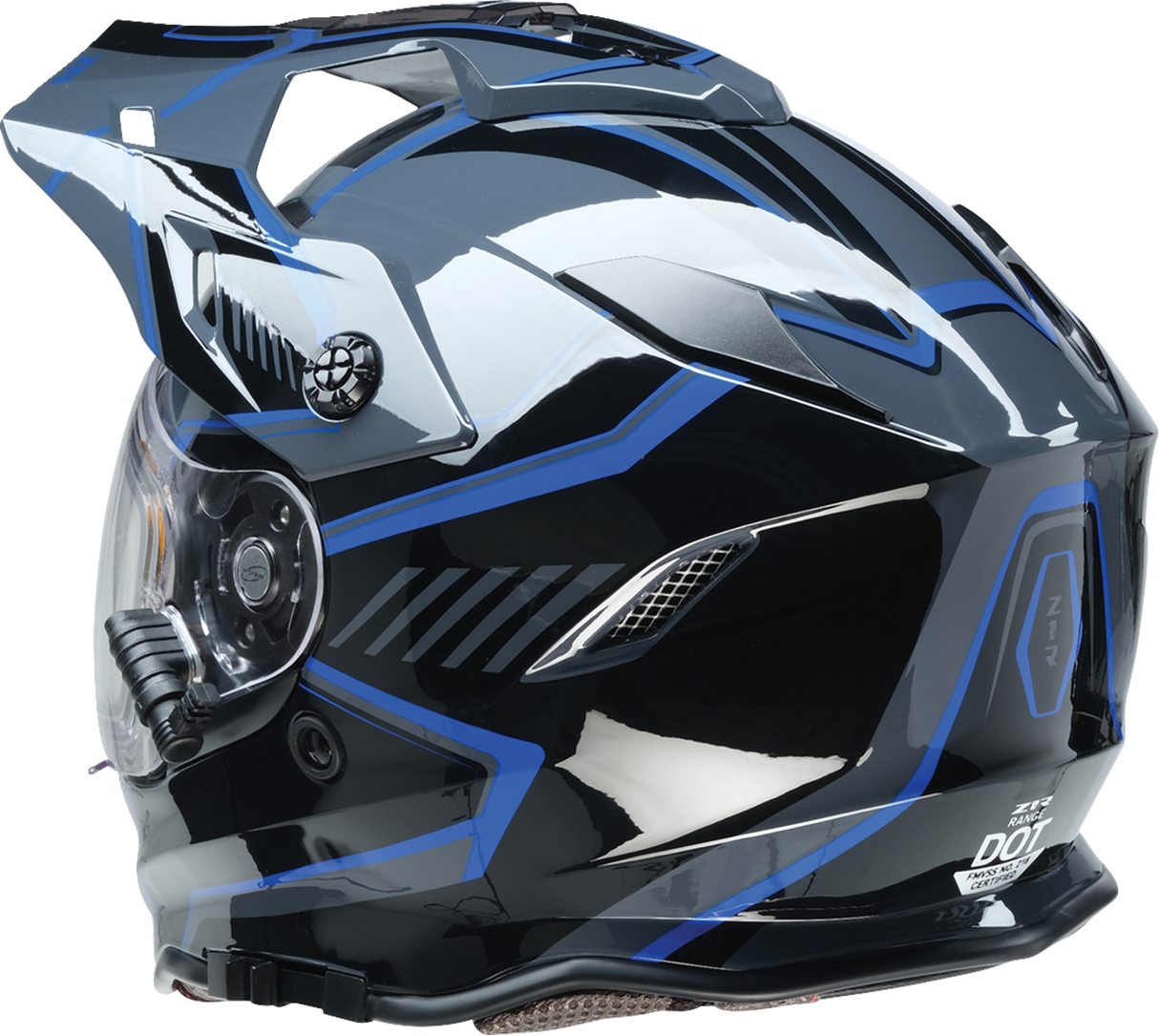Z1R Range Snow Helmet - Rotor - Black/Blue - Medium - Part 0101-17255