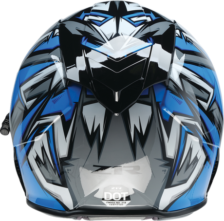 Z1R Warrant Snow Helmet - Neuron - Blue/White - Large 0101-17200