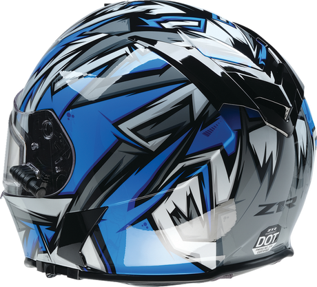 Z1R Warrant Snow Helmet - Neuron - Blue/White - Large 0101-17200