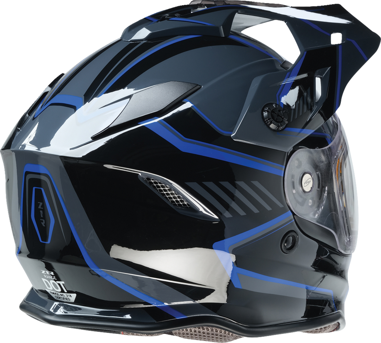 Z1R Range Snow Helmet - Rotor - Black/Blue - XL - 0101-17257