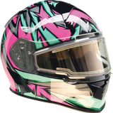 Z1R Warrant Helmet - Neuron - Pink/Teal - Large 0101-17214