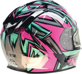 Z1R Warrant Helmet - Neuron - Pink/Teal - Large 0101-17214