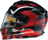 Z1R Solaris Snow Helmet - First Tracks - Black/Red - Small - Part Number 0120-0826