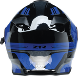 Z1R Solaris Snow Helmet - First Tracks - Black/Blue - XS - Part No. 0120-0831