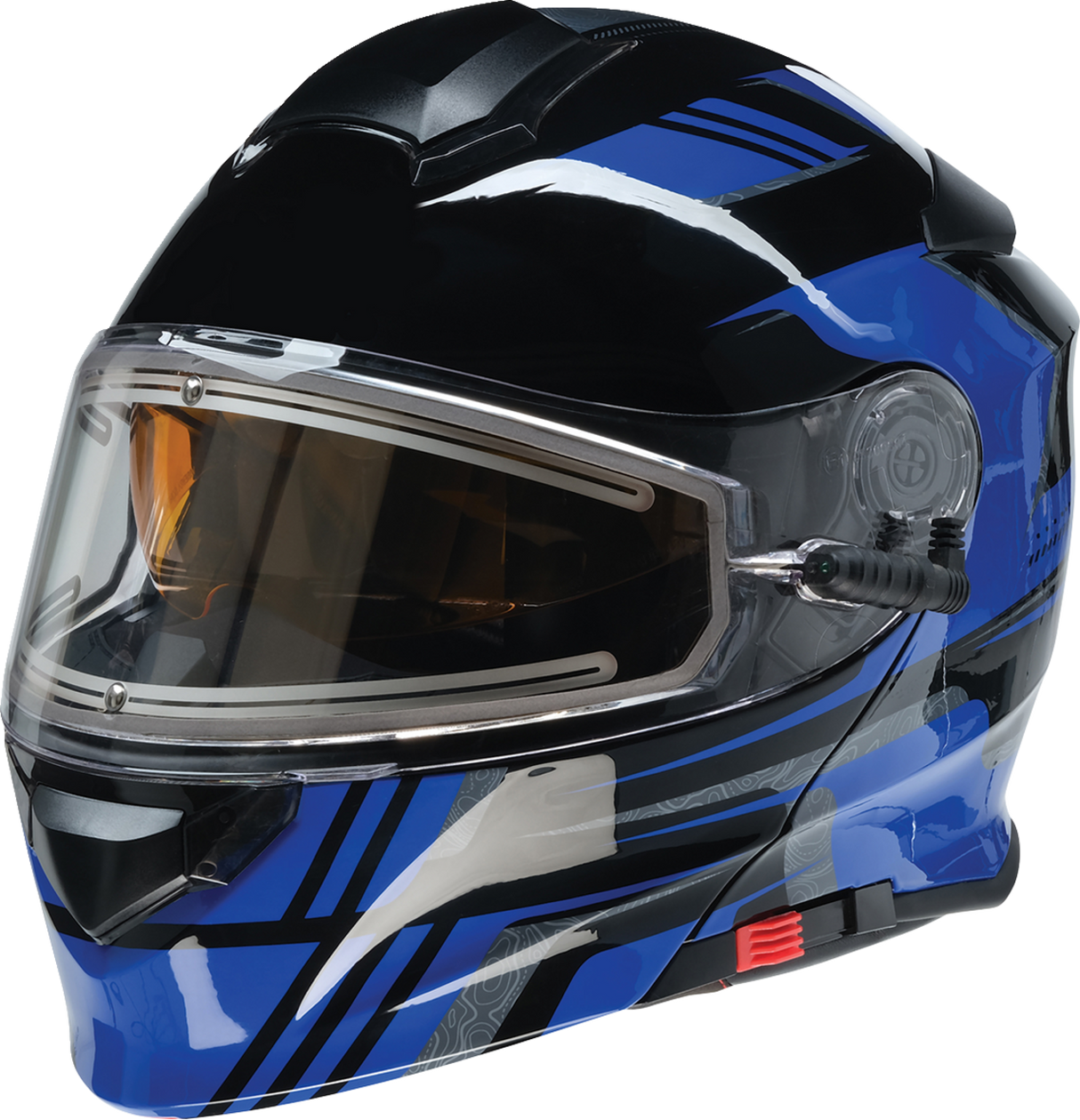 Z1R Solaris Snow Helmet - First Tracks - Black/Blue - XL 0120-0835