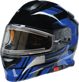 Z1R Solaris Snow Helmet - First Tracks - Black/Blue - XL 0120-0835