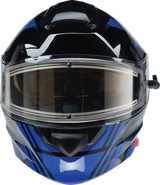 Z1R Solaris Snow Helmet - First Tracks - Black/Blue - XL 0120-0835