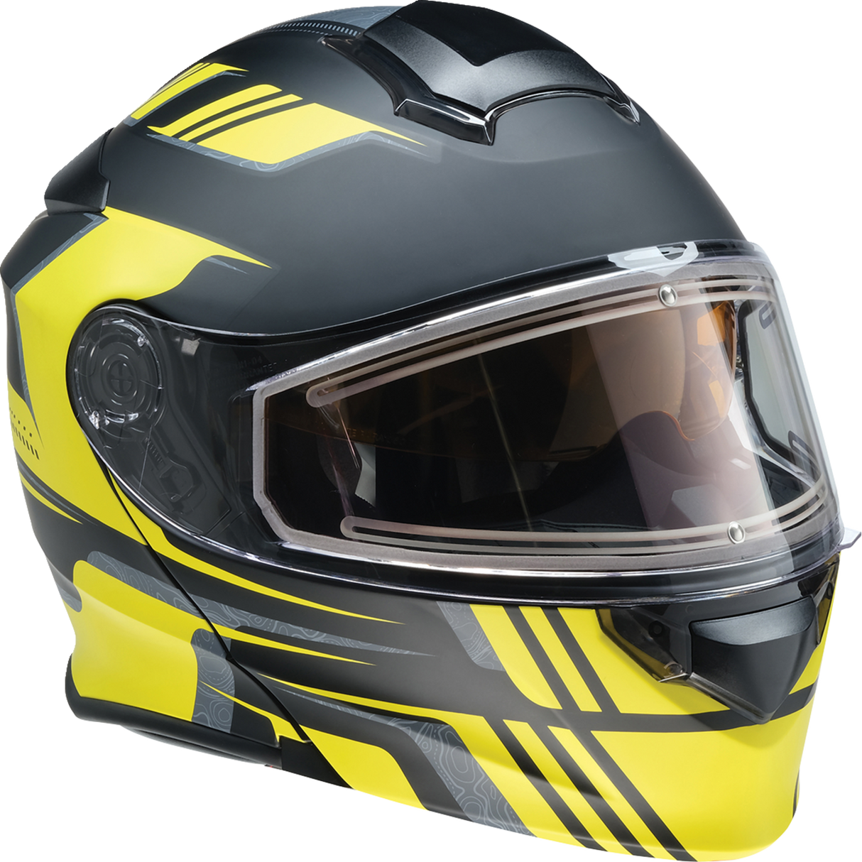Z1R Solaris Snow Helmet - First Tracks - Black/Hi-Viz - XS - Part Number 0120-0837
