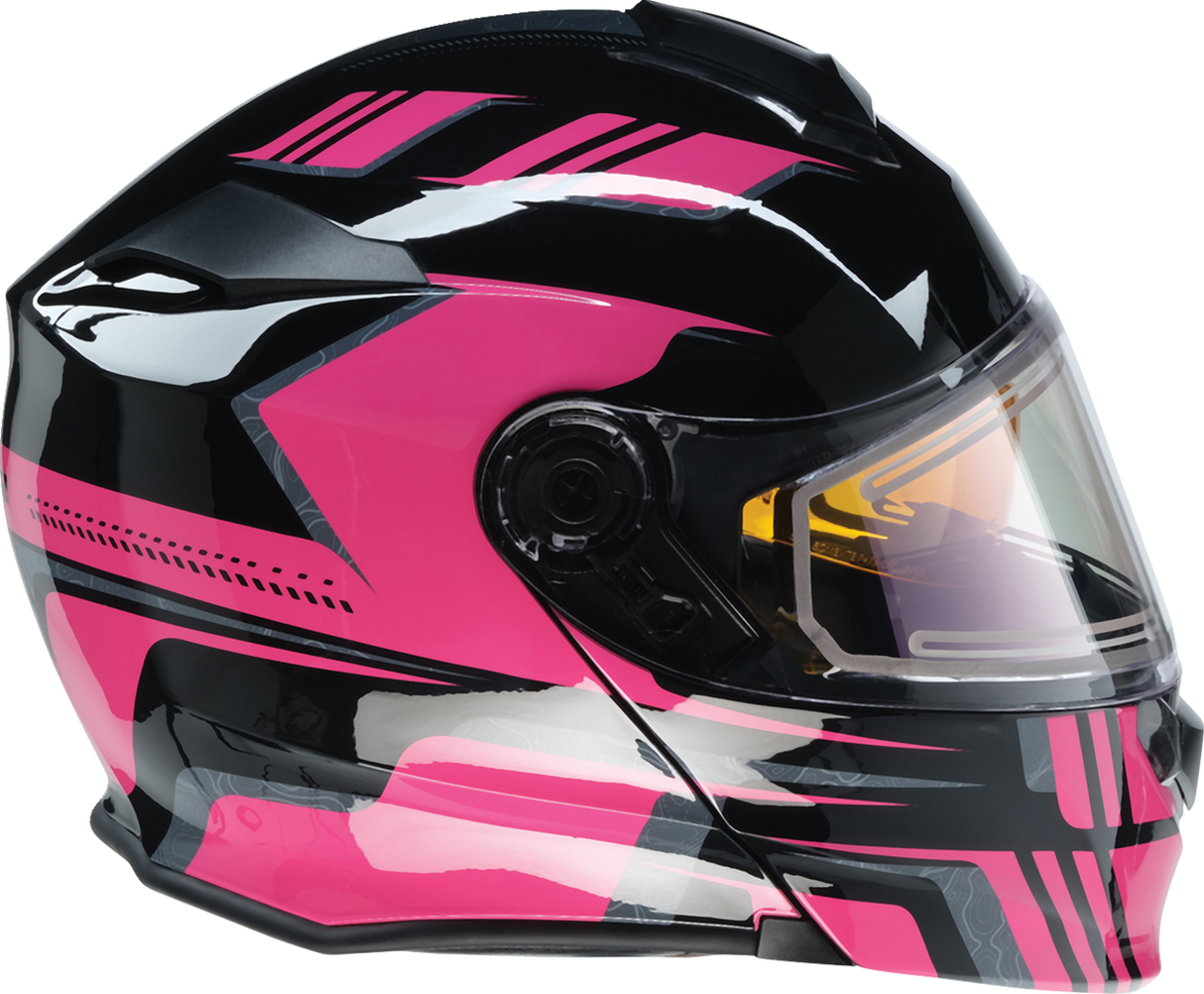 Z1R Solaris Snow Helmet - First Tracks - Black/Pink - XL - 0120-0847