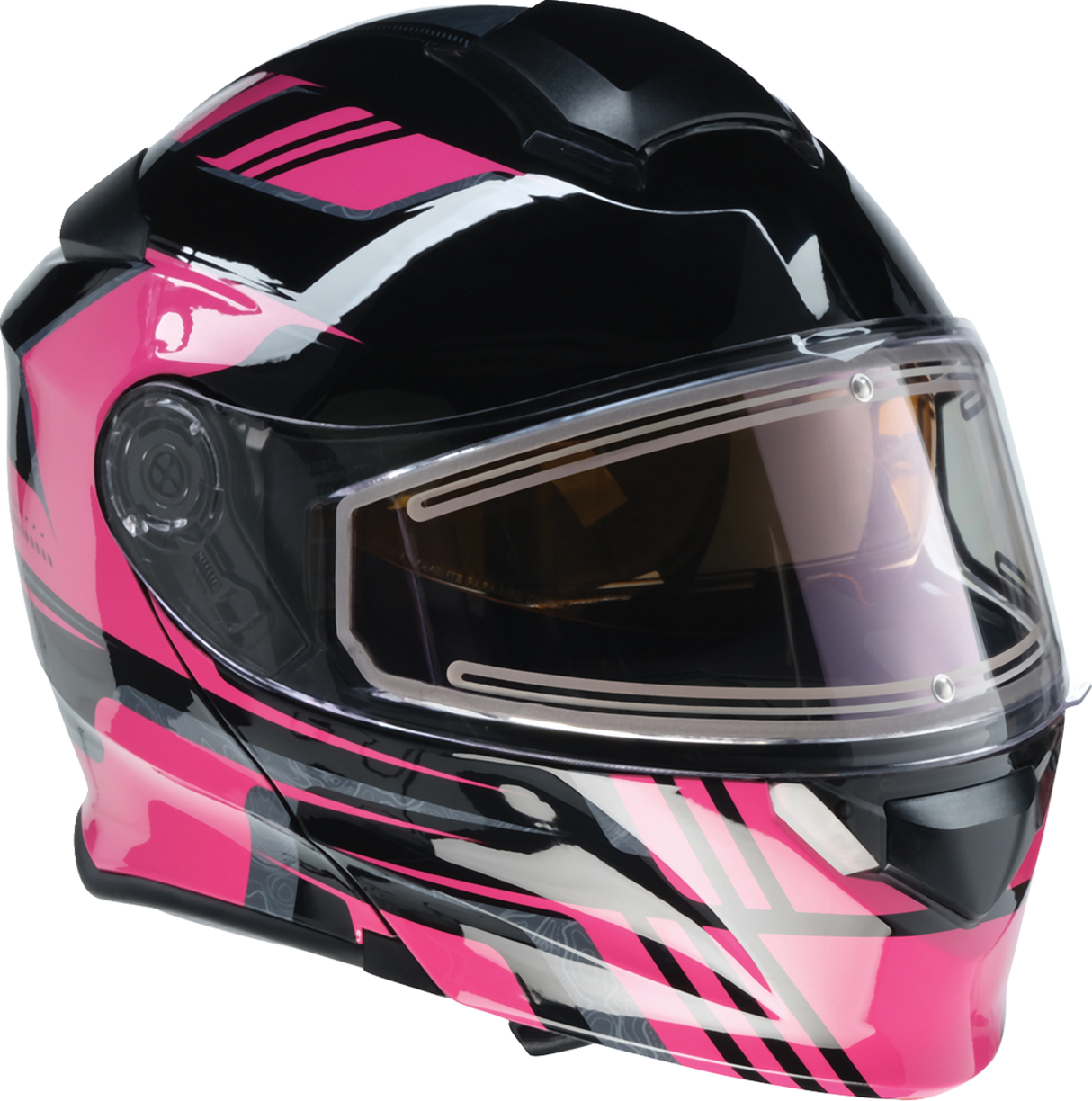 Z1R Solaris Snow Helmet - First Tracks - Black/Pink - XL - 0120-0847