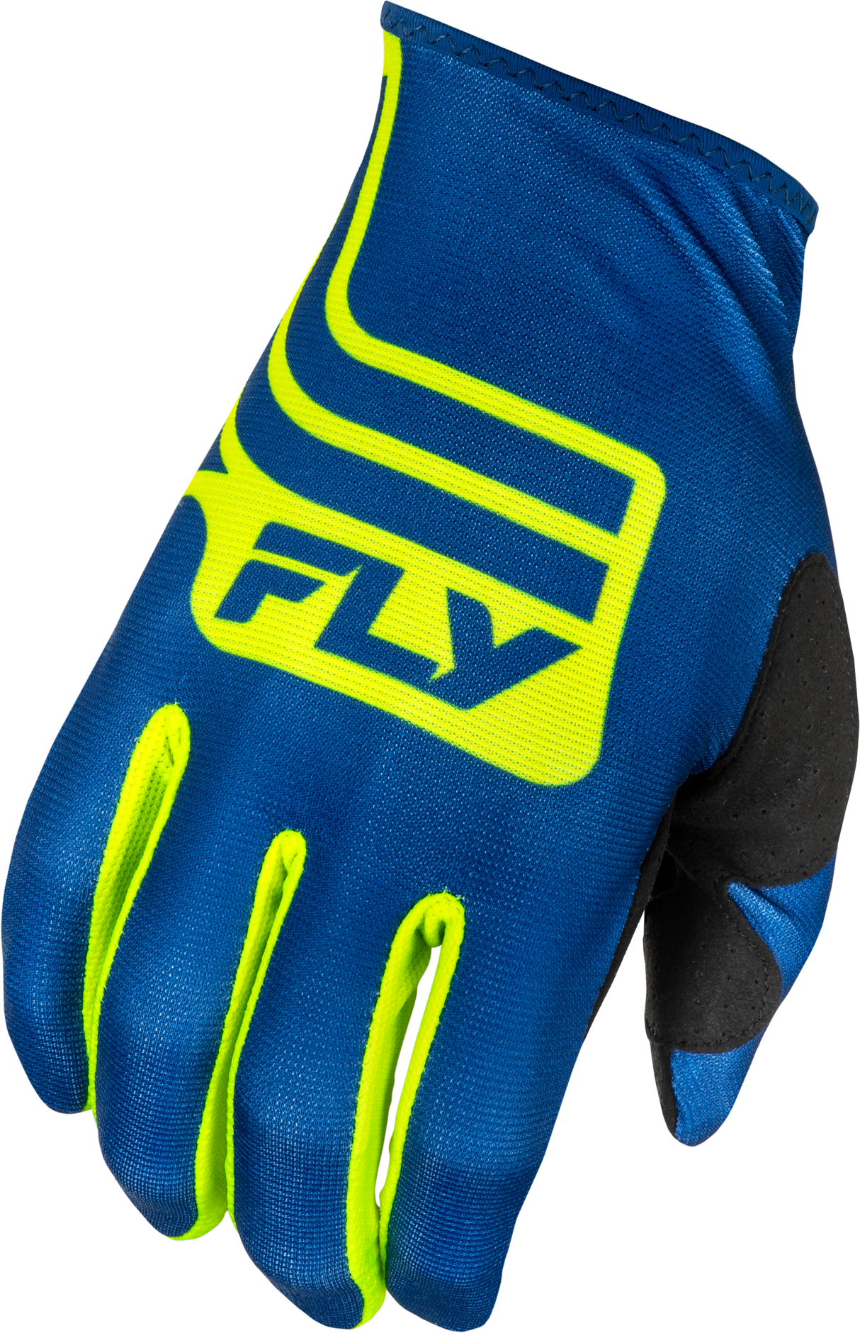 Youth Lite Lancer Gloves Navy/Hi Vis Ys - Cycle City Outdoors