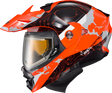 Exo At960 Cold Weather Helmet Topographic Hi Viz Org Lg Elec