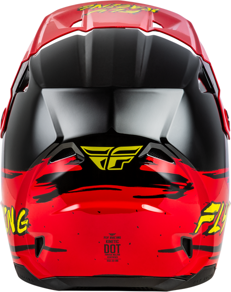 Youth Kinetic Surge Helmet Black/Red/Yellow Ym