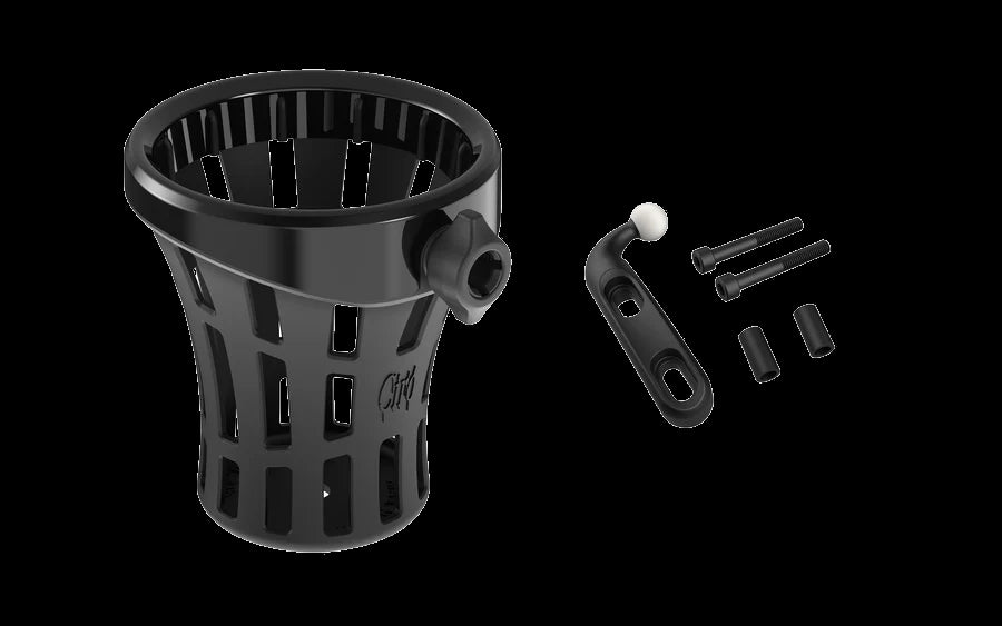 Goldstrike Big Ass® Drink Holder Black with Black Perch Mount 59911