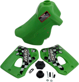 IMS PRODUCTS INC. Large-Capacity Gas Tank - Green - Kawasaki - 3.4 Gallon 113128-G1