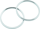 Kuryakyn Knurled Accent Rings Chrome (Pair) - Cycle City Outdoors