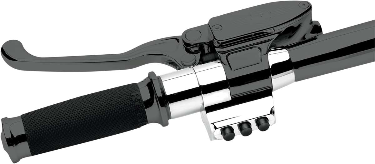 PERFORMANCE MACHINE (PM) Spacer - Left Side - Cable Clutch - 1" Handlebars - Chrome 0011-0500MP-CH